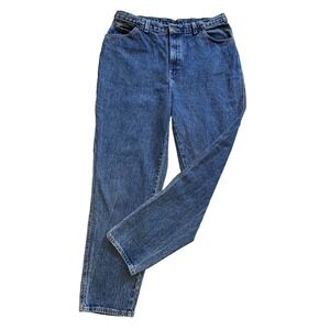 P.S. Gitano High Waist Vintage Denim Mom Jeans Women 18W Regular Blue Med‎ Wash